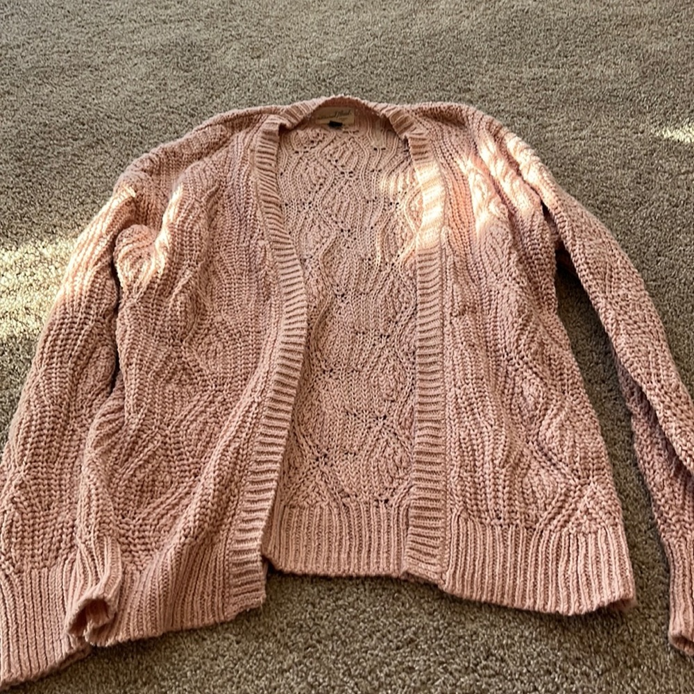 Target pink cardigan